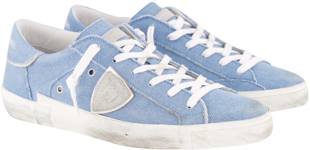 Philippe Model Dames Prsx Sneaker Blauw Blauw
