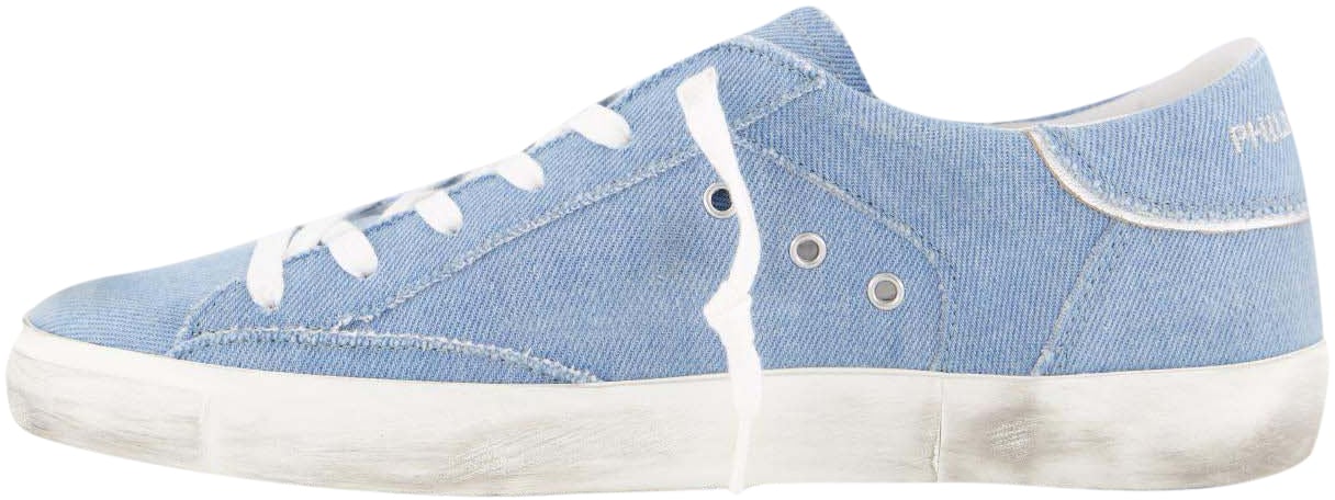 Philippe Model Dames Prsx Sneaker Blauw Blauw