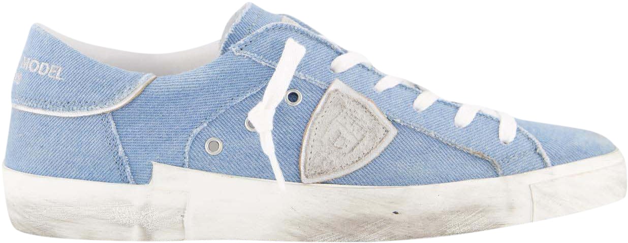 Philippe Model Dames Prsx Sneaker Blauw Blauw