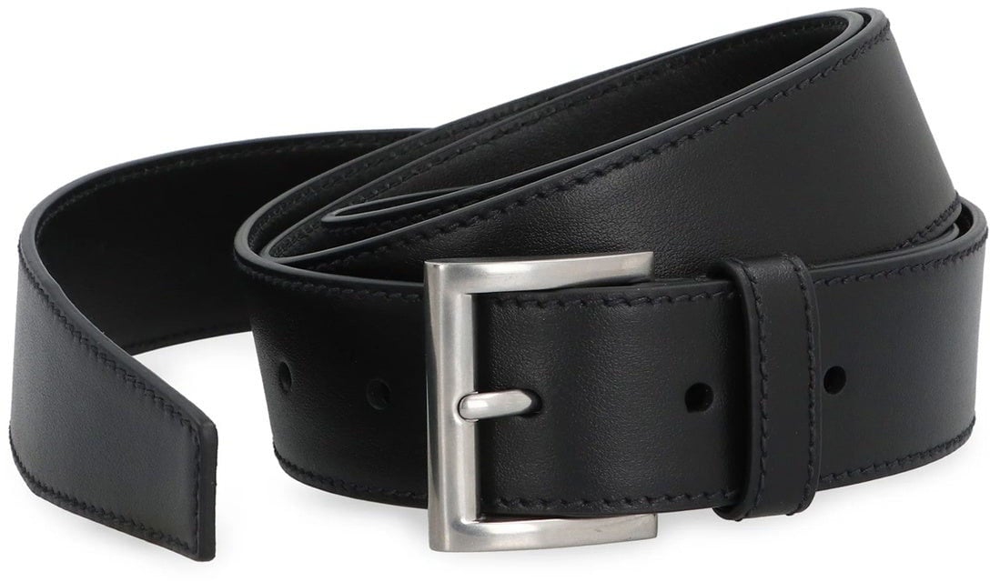 Prada Prada Leather Belt Zwart
