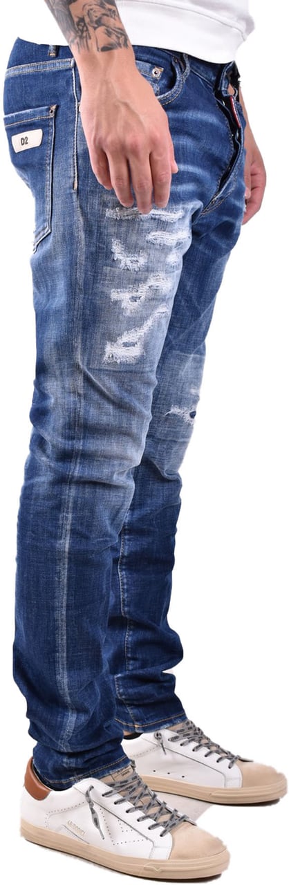 Dsquared2 Cotton Cool Guy Jeans Blauw