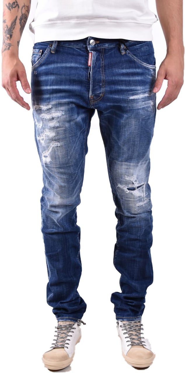 Dsquared2 Cotton Cool Guy Jeans Blauw