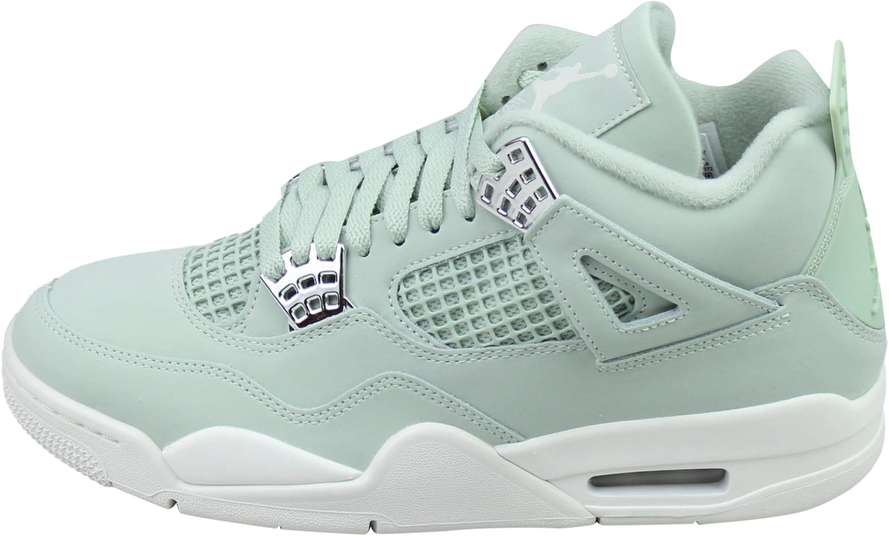 Nike Jordan 4 Retro Seafoam Sail (Women's) Metallic