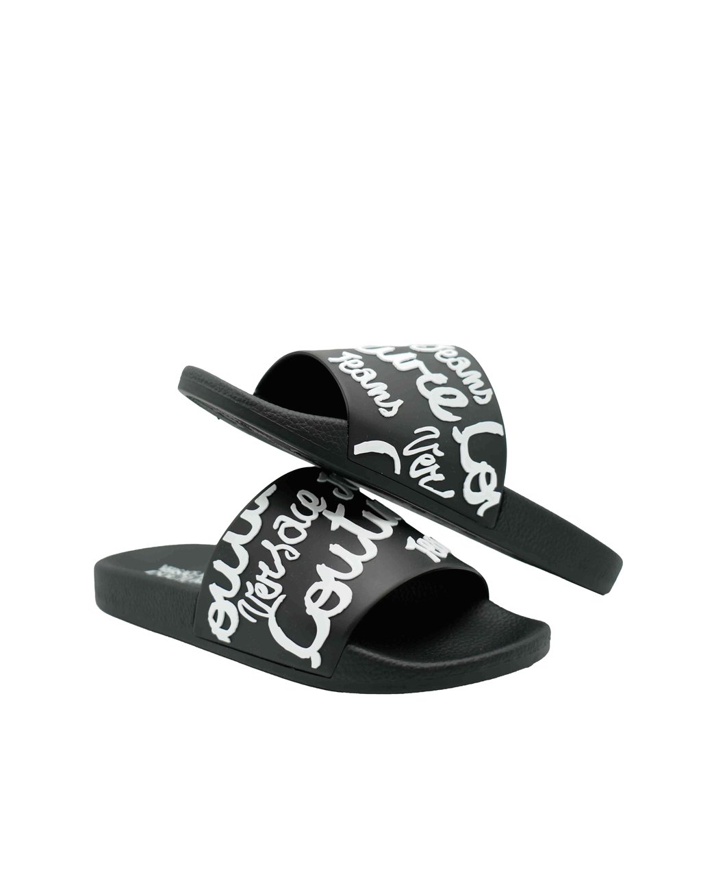 Versace Jeans Couture Slippers Zwart