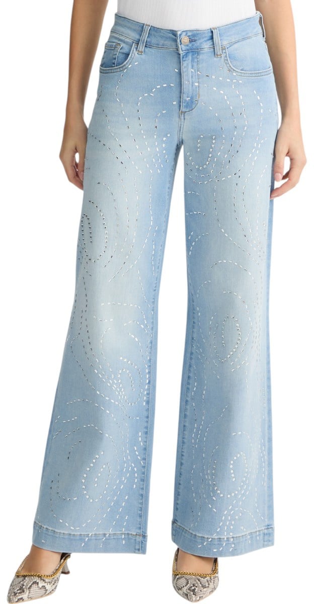 Liu Jo Dames Jeans Blauw