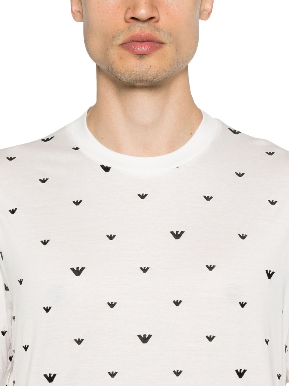 Emporio Armani T-Shirts And Polos White Wit