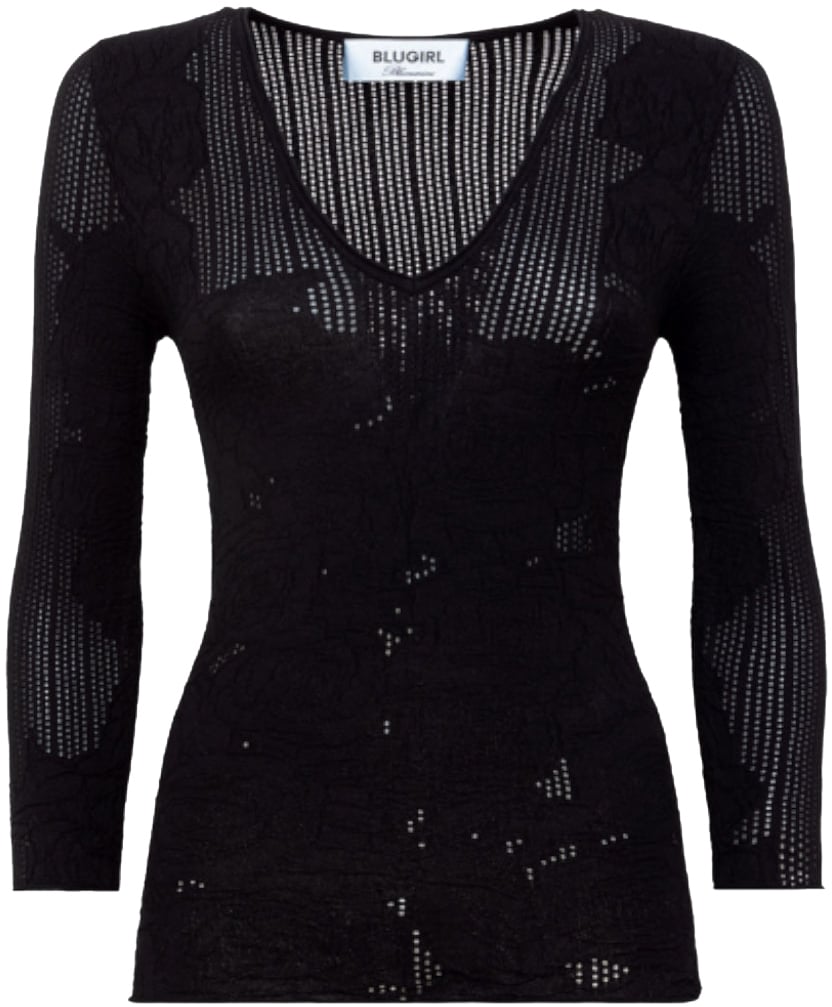 Blugirl Sweaters Black Zwart