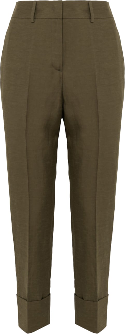 Blugirl Trousers Green Military Groen