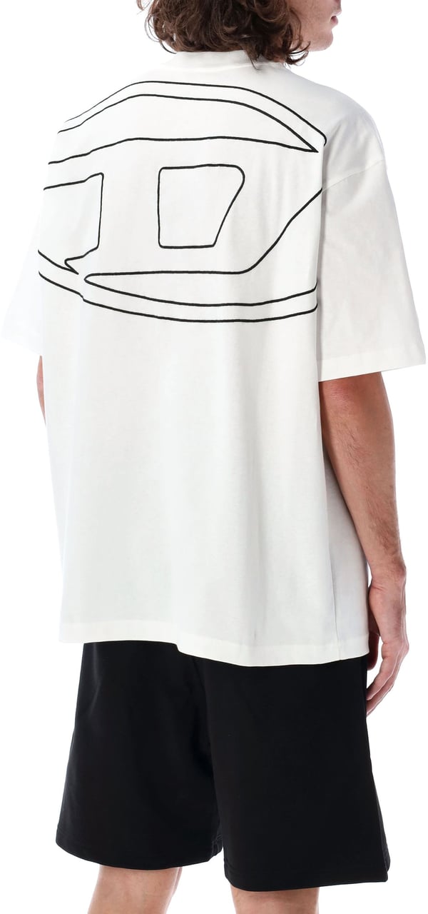 Diesel T-Boggy-Megoval-D Bianco Wit