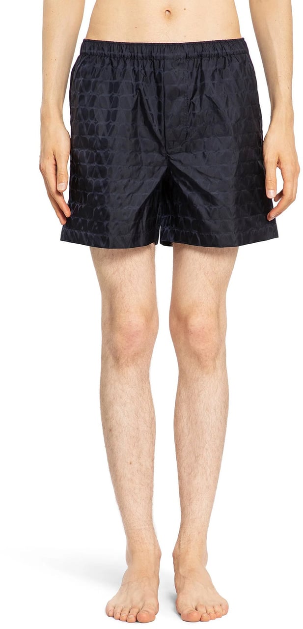 Valentino Valentino Garavani Toile Iconographe Swim Shorts Blauw
