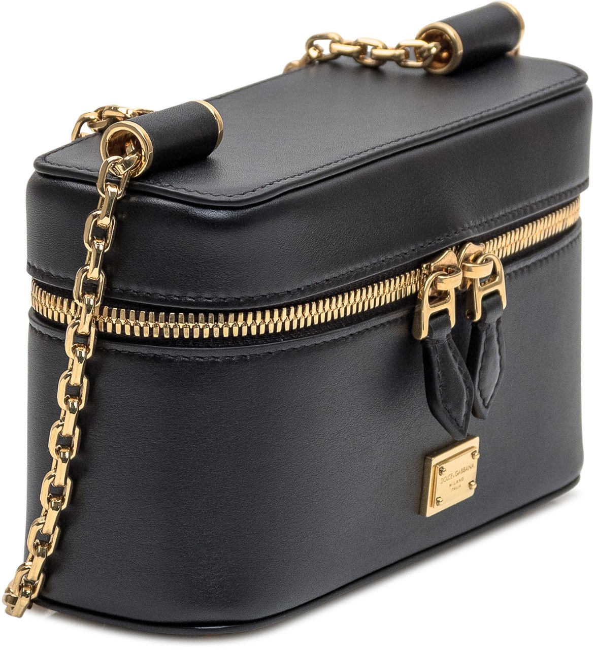 Dolce & Gabbana Borsa a Spalla con Catena Zwart