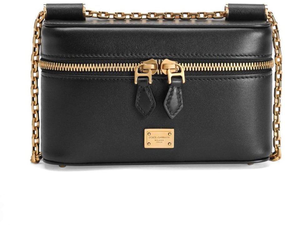 Dolce & Gabbana Borsa a Spalla con Catena Zwart