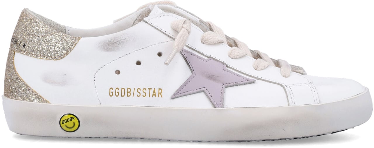 Golden Goose Super Star Classic Whitelilac Paars