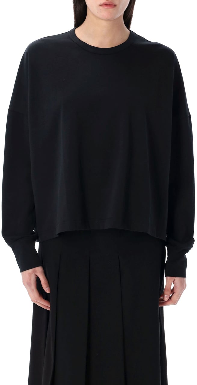 Studio Nicholson Tshirt Ls Nero Zwart