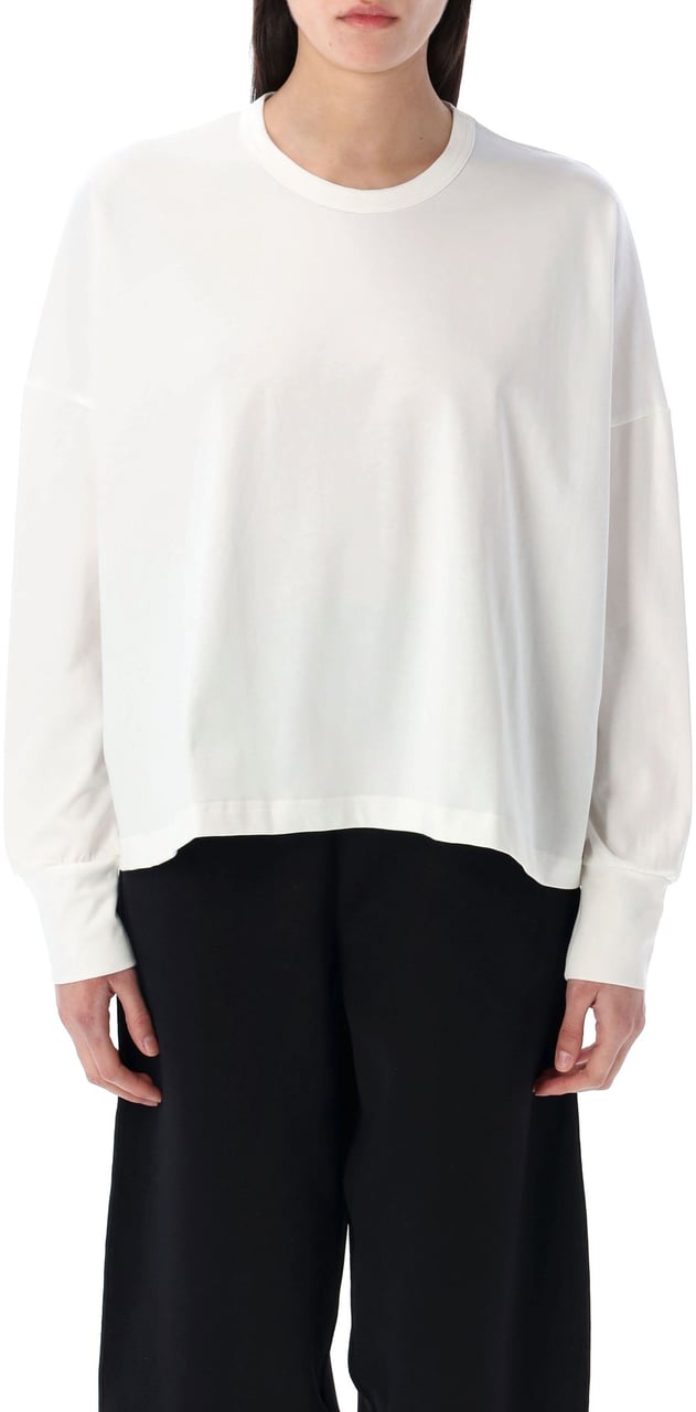 Studio Nicholson Tshirt Ls Bianco Wit