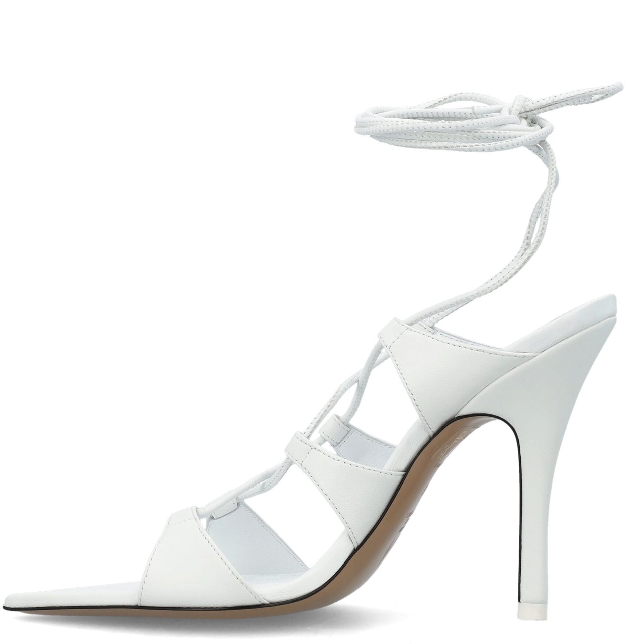 The Attico Renee Sandal White Bianco Wit