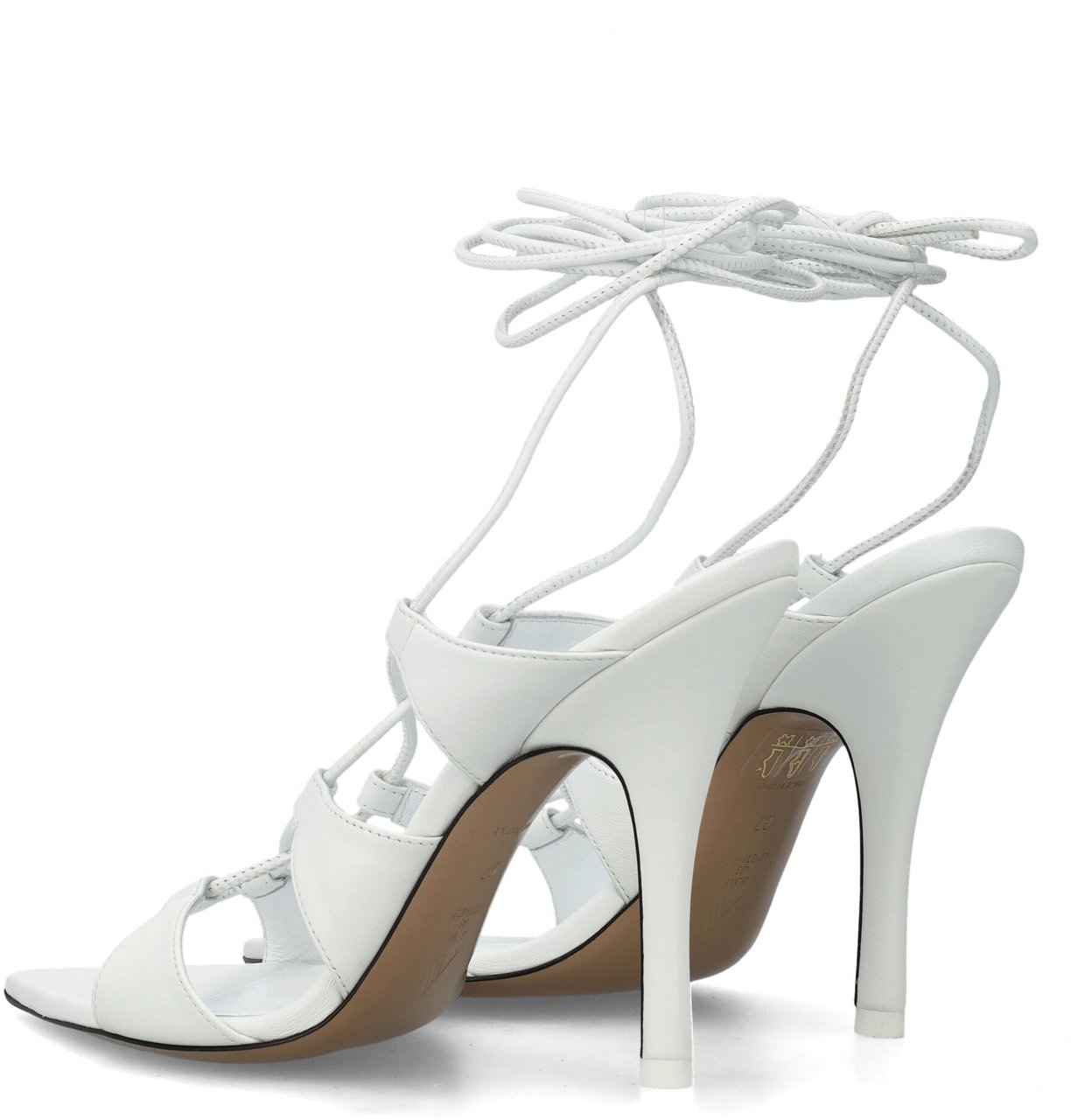The Attico Renee Sandal White Bianco Wit