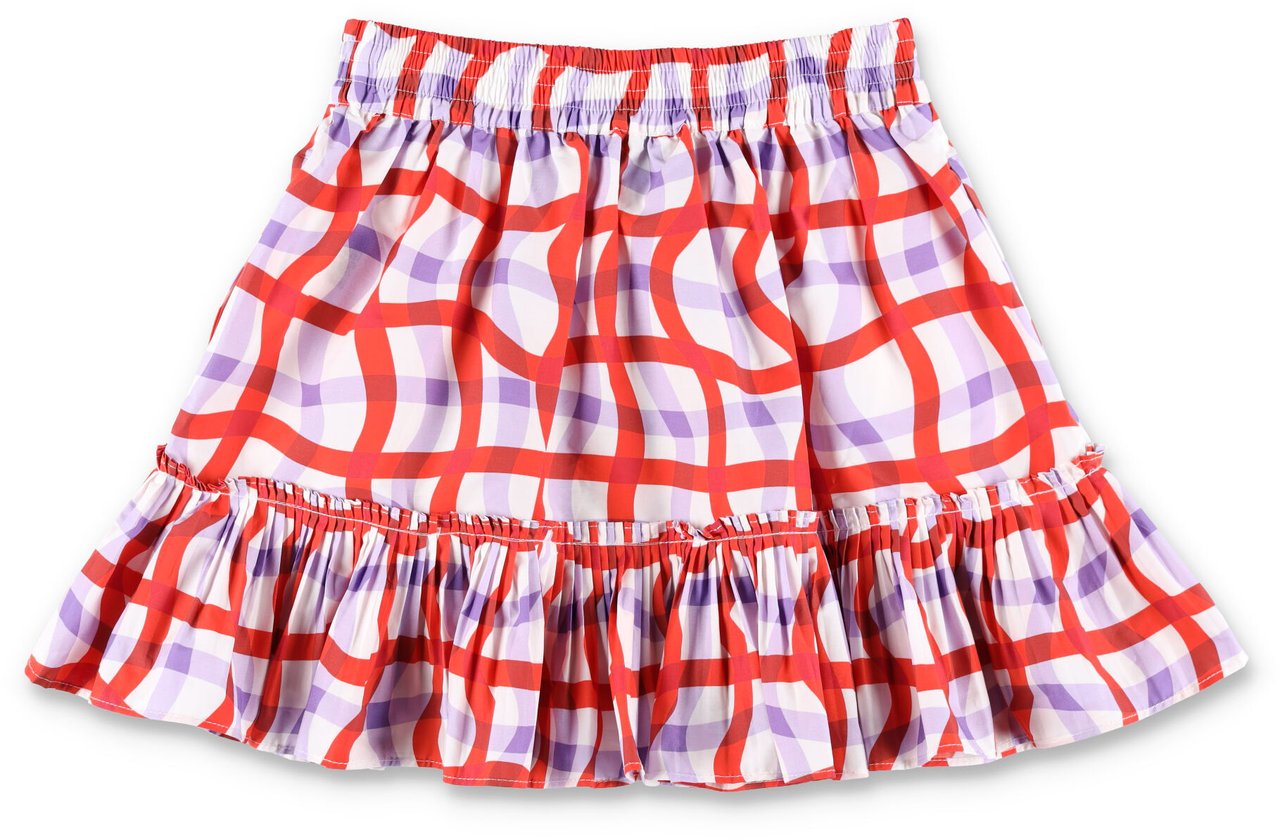 Stella McCartney SKIRT CHECK Blauw