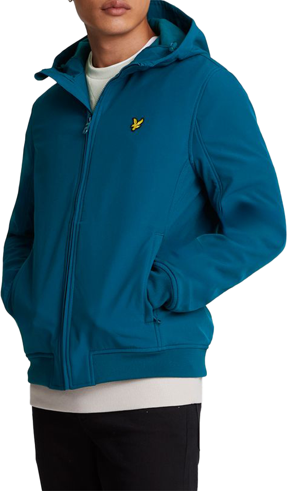 Lyle & Scott Lyle & Scott Fleece Back Softshell Jacket Blauw