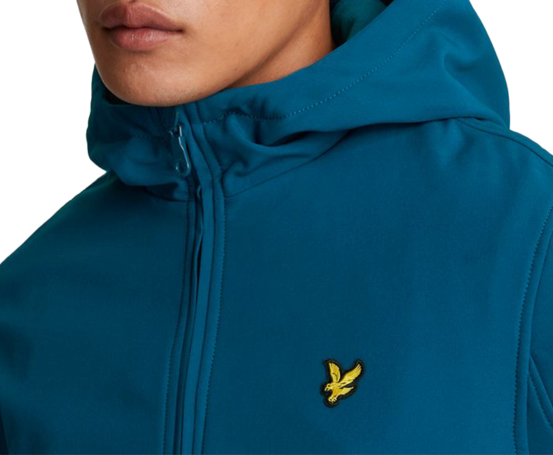 Lyle & Scott Lyle & Scott Fleece Back Softshell Jacket Blauw