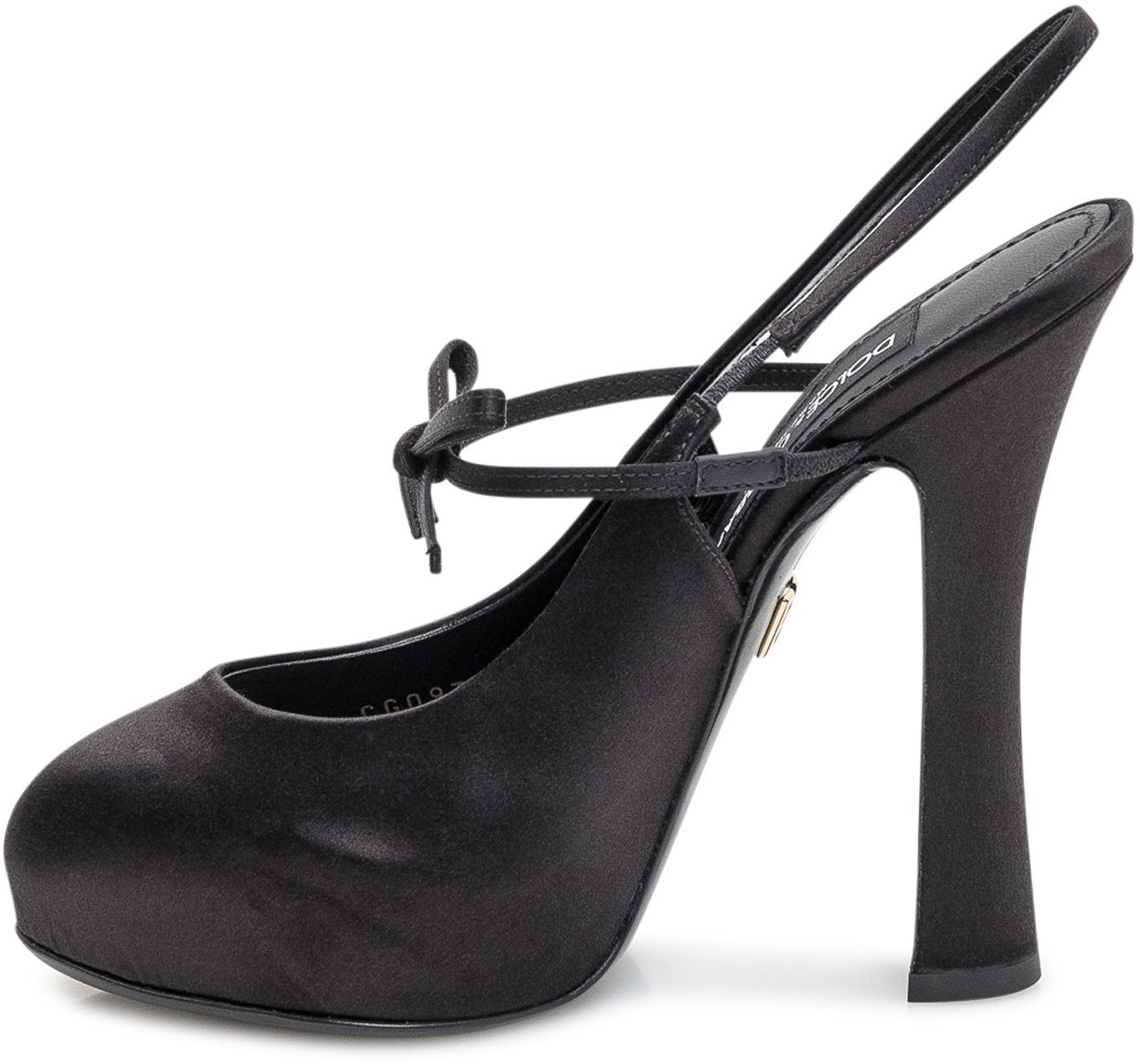 Dolce & Gabbana Slingback Platform Zwart