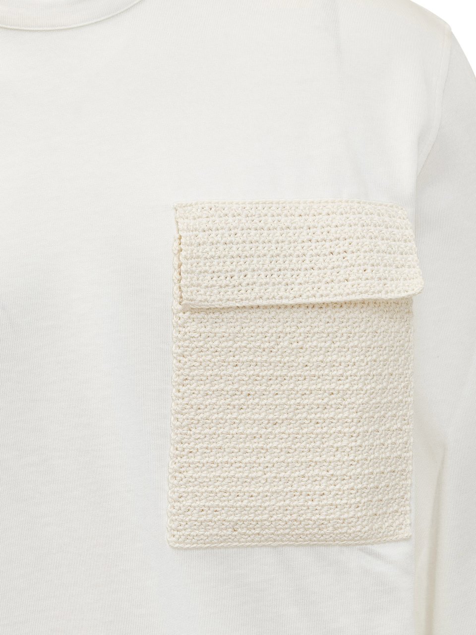 Jil Sander Maglia con Tasca Wit