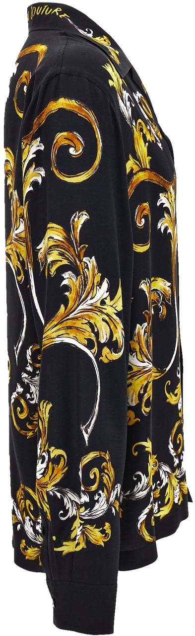 Versace Jeans Couture Shirts Black Zwart