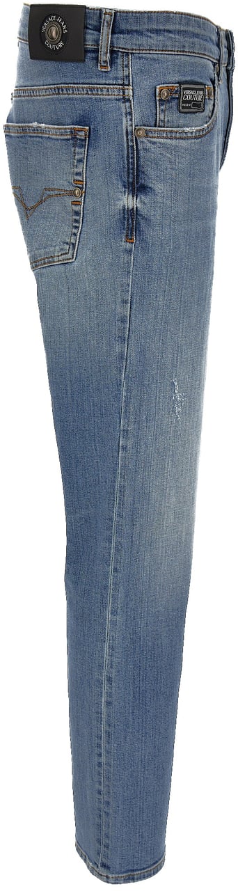 Versace Jeans Couture Trousers Blue Blauw
