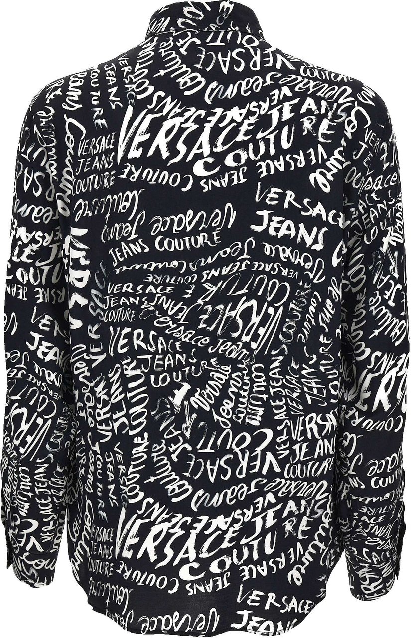 Versace Jeans Couture Shirts Black Zwart