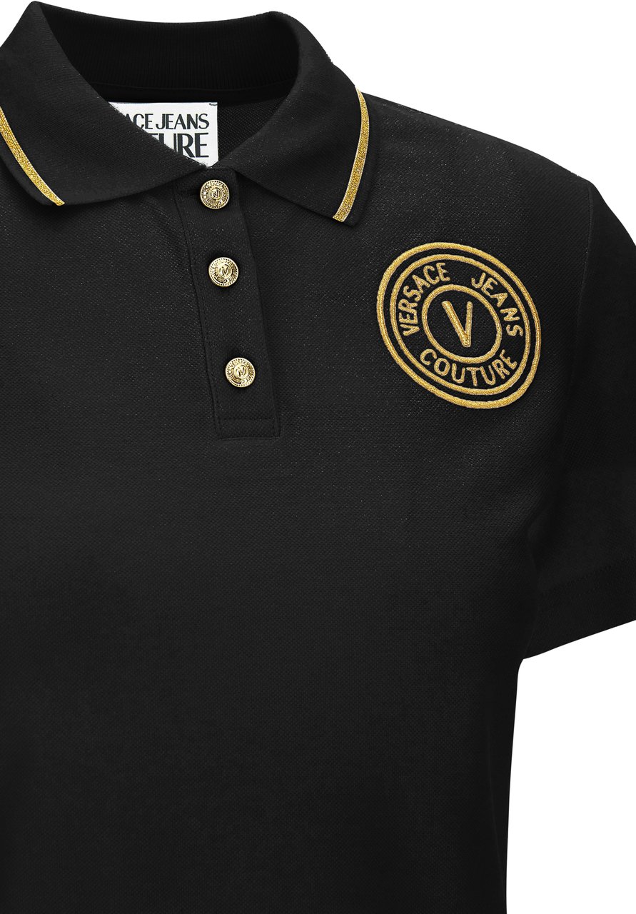 Versace Jeans Couture T-Shirts And Polos Black Zwart