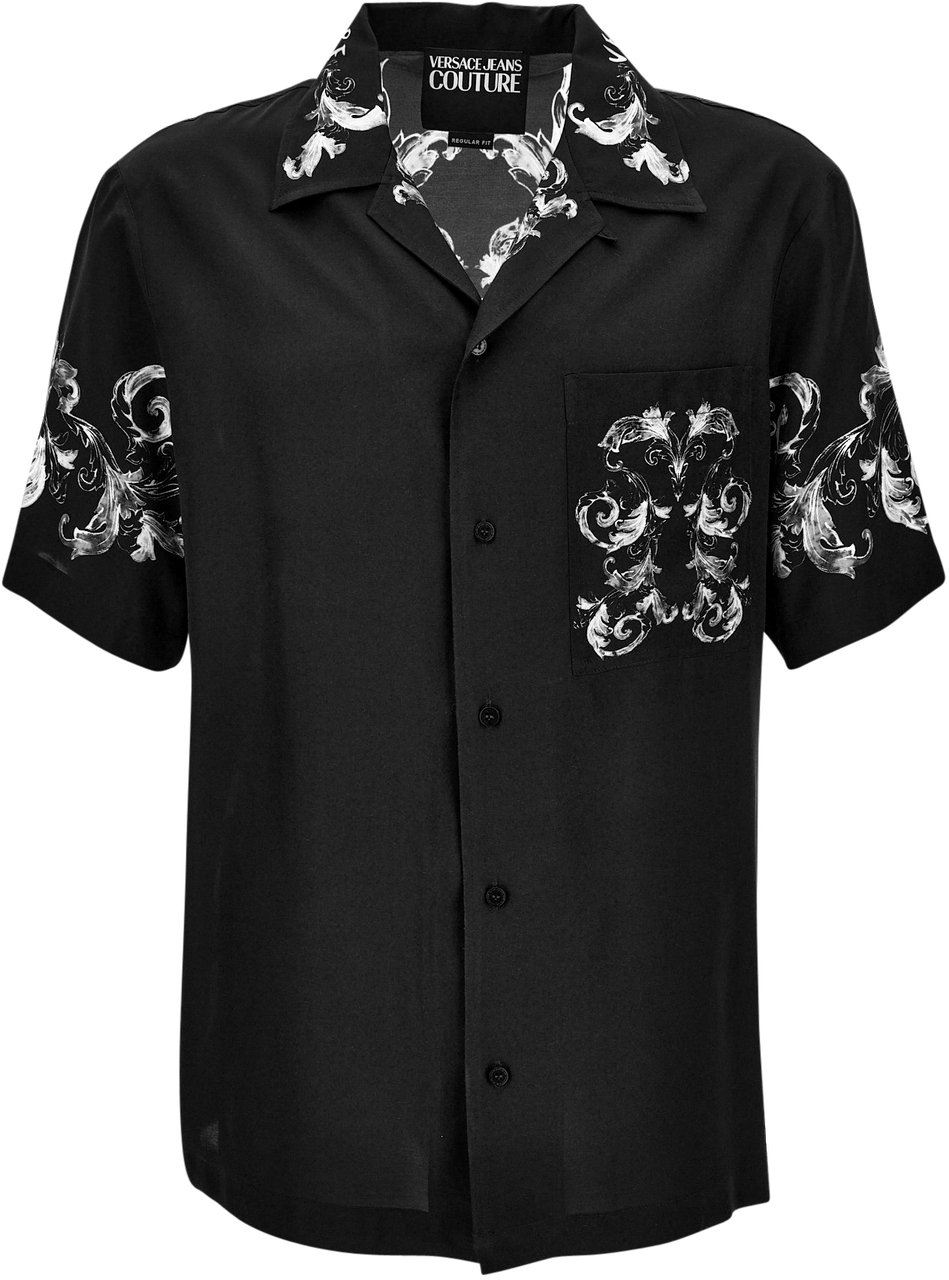 Versace Jeans Couture Shirts Black Zwart
