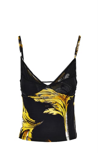 Versace Jeans Couture Top Black Zwart