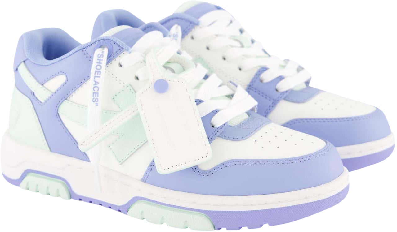 OFF-WHITE Dames Out Of Office Sneaker Lila Blauw