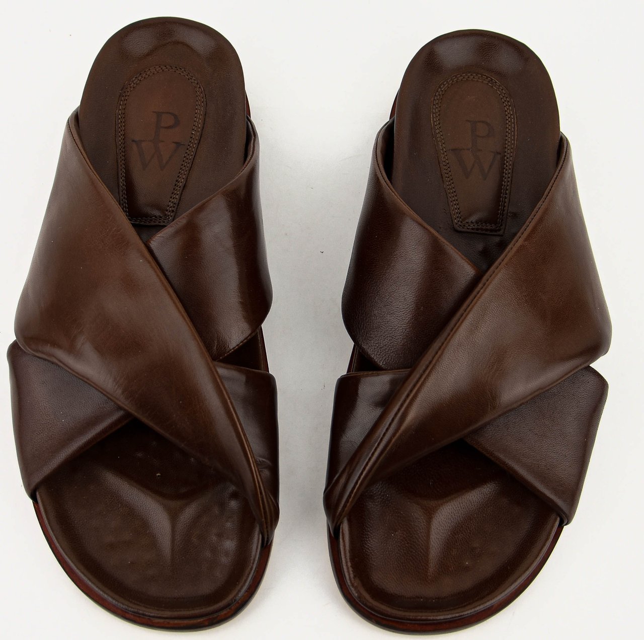 Paul Warmer Twisted Nappa Sandal Cognac Divers