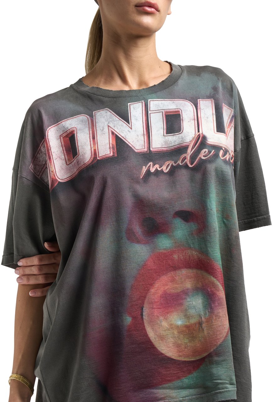 Dondup T-Shirts And Polos Grey Grijs