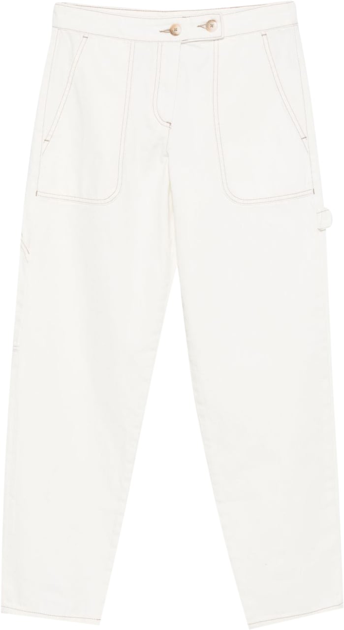 Emporio Armani Trousers White Wit