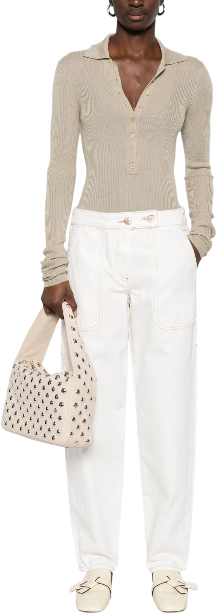 Emporio Armani Trousers White Wit