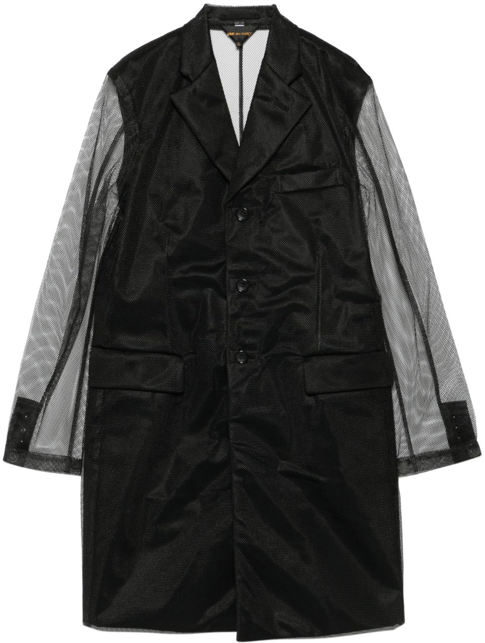 Comme des Garçons Coats Black Zwart