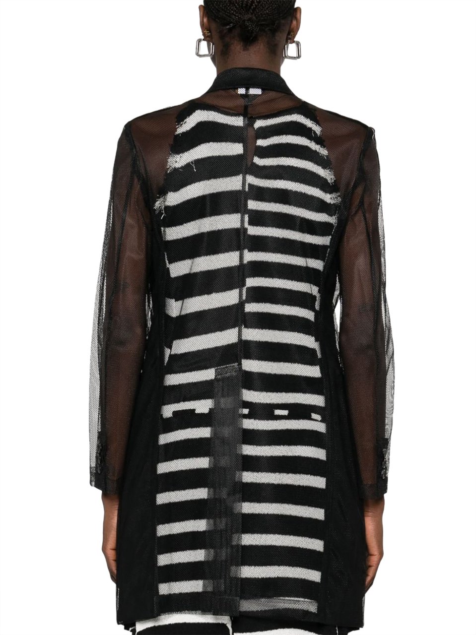 Comme des Garçons Coats Black Zwart