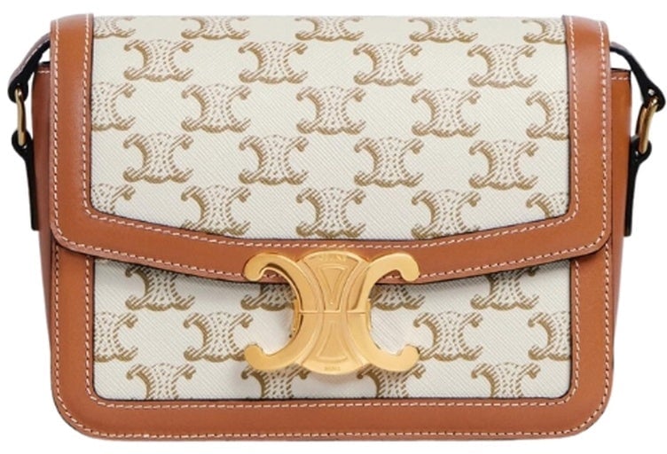 Celine Celine Teen Triomphe Bag Wit
