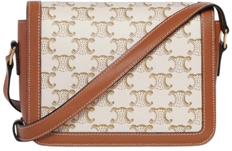 Celine Celine Teen Triomphe Bag Wit