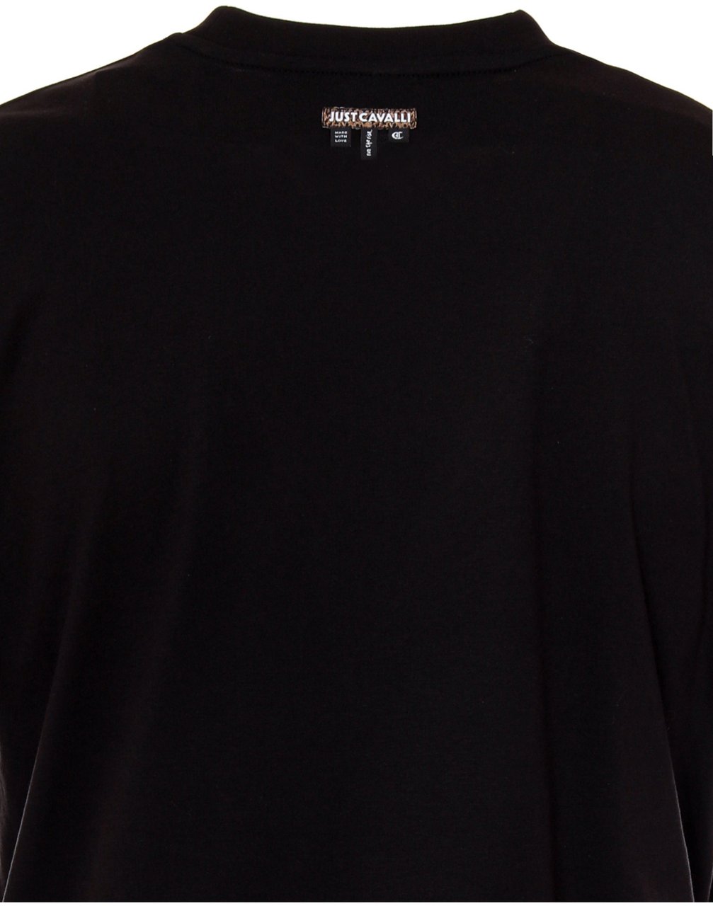Just Cavalli T-Shirts And Polos Black Zwart
