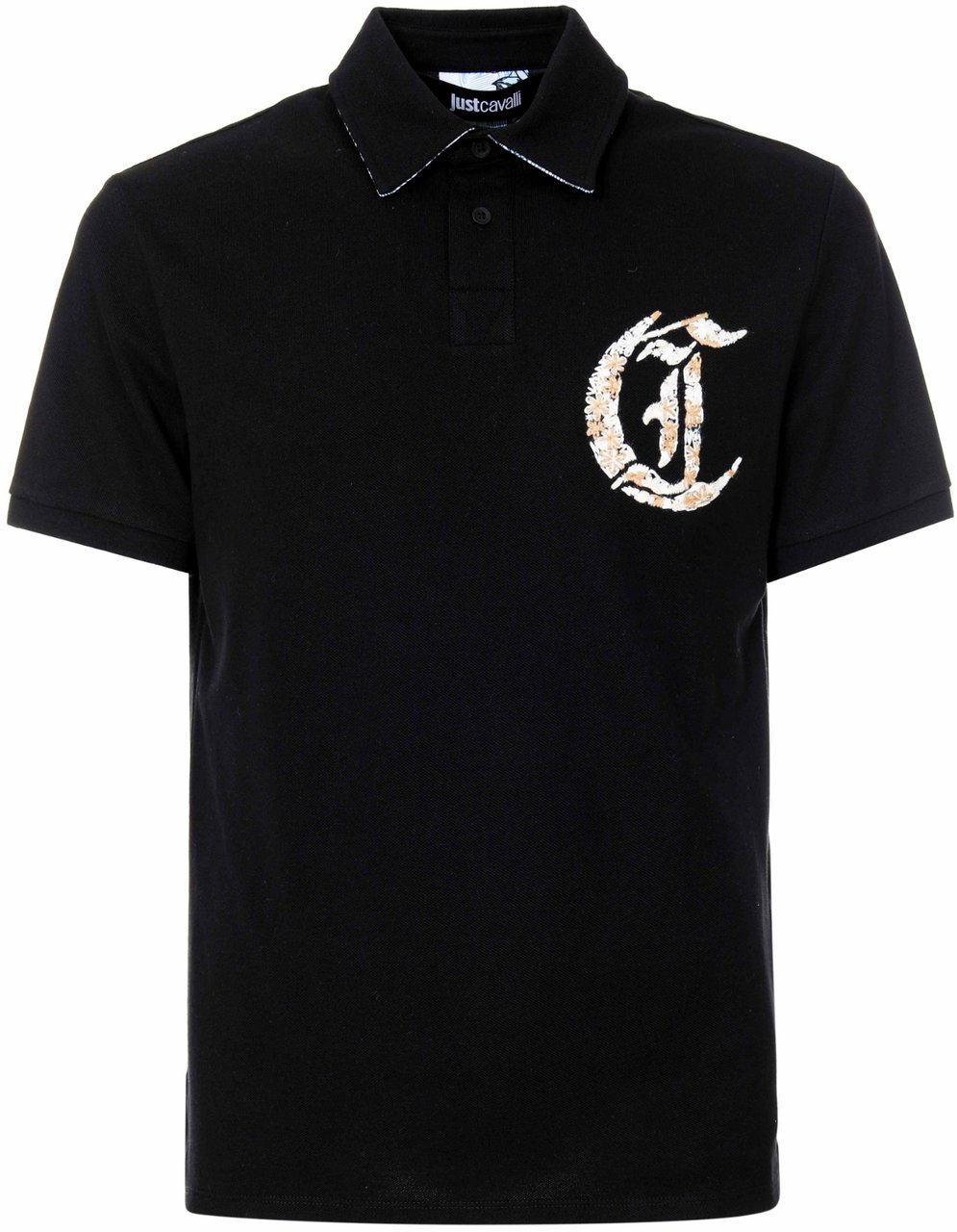 Just Cavalli T-Shirts And Polos Black Zwart