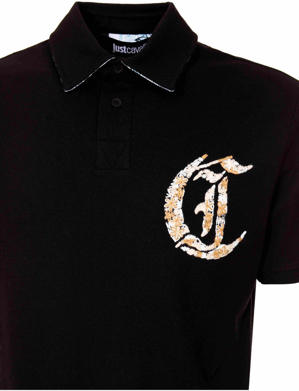 Just Cavalli T-Shirts And Polos Black Zwart