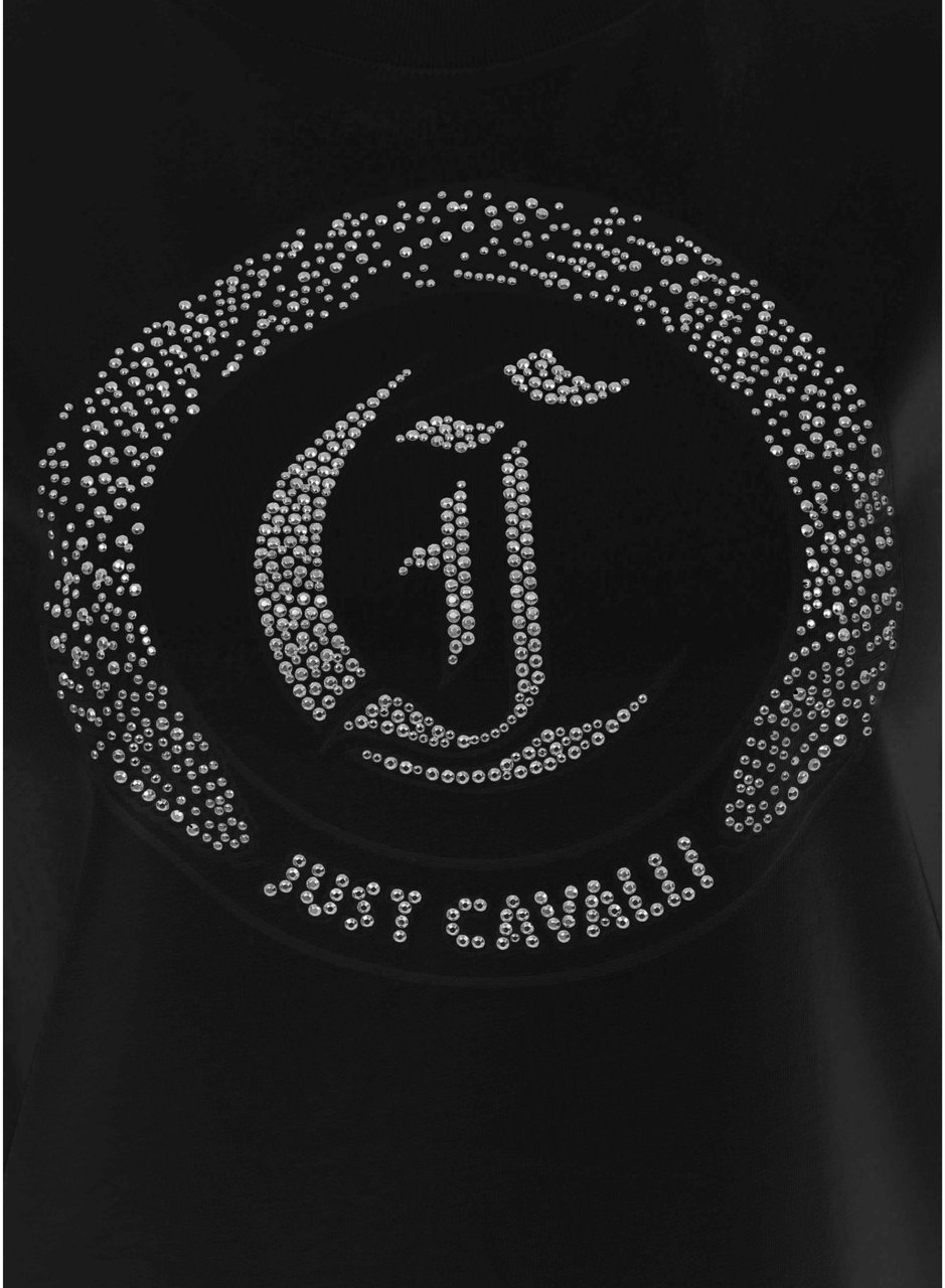 Just Cavalli T-Shirts And Polos Black Zwart