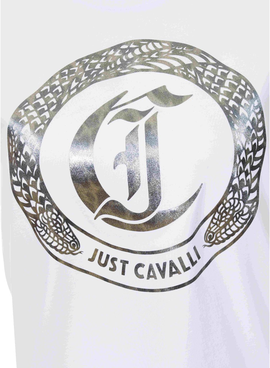 Just Cavalli T-Shirts And Polos White Wit