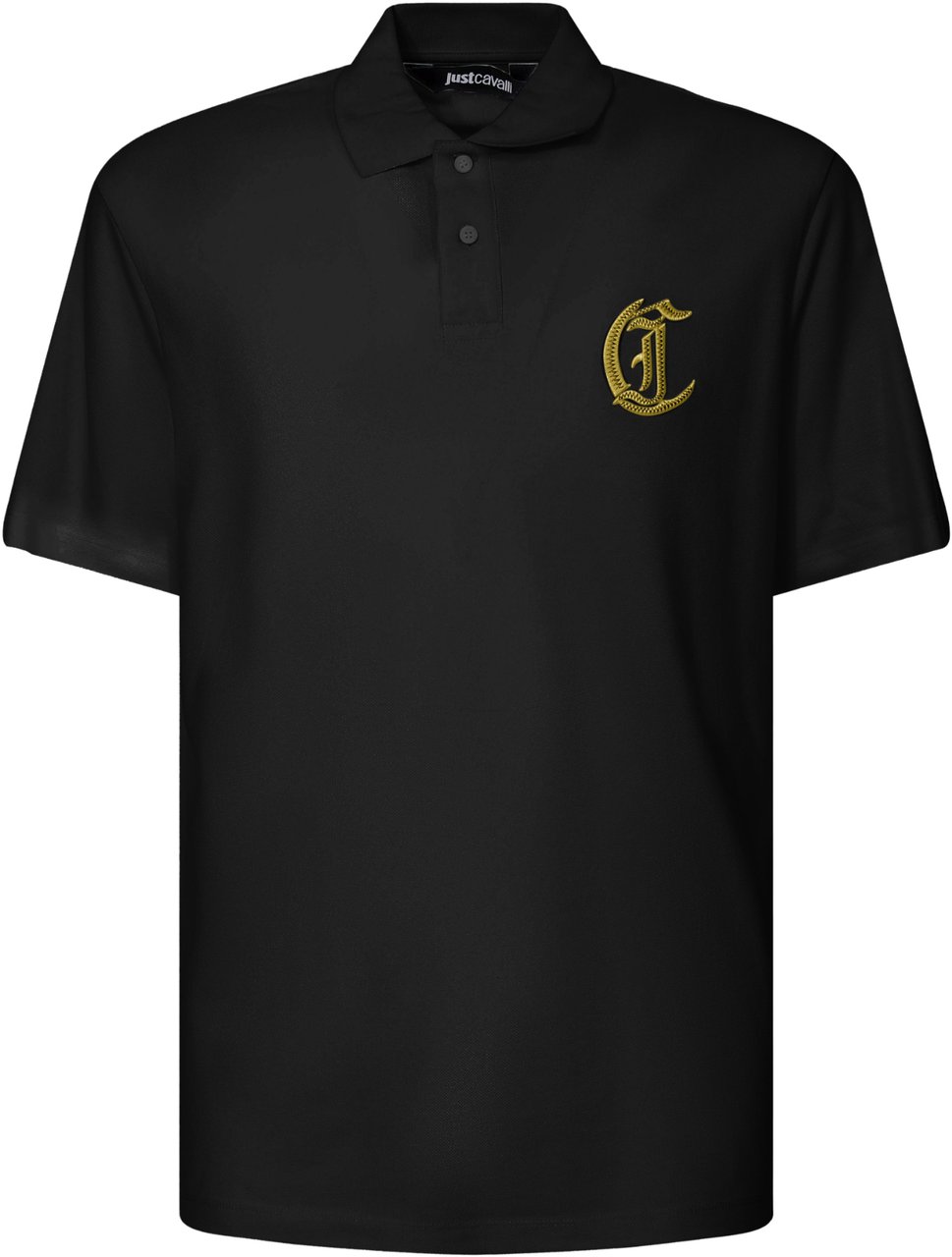 Just Cavalli T-Shirts And Polos Black Zwart