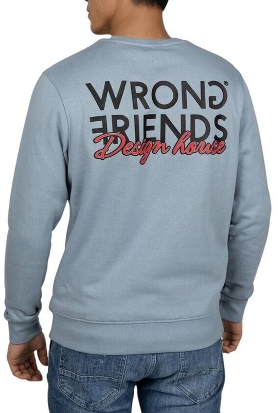 Wrong Friends Wrong Friends WF Design House Sweater Blauw