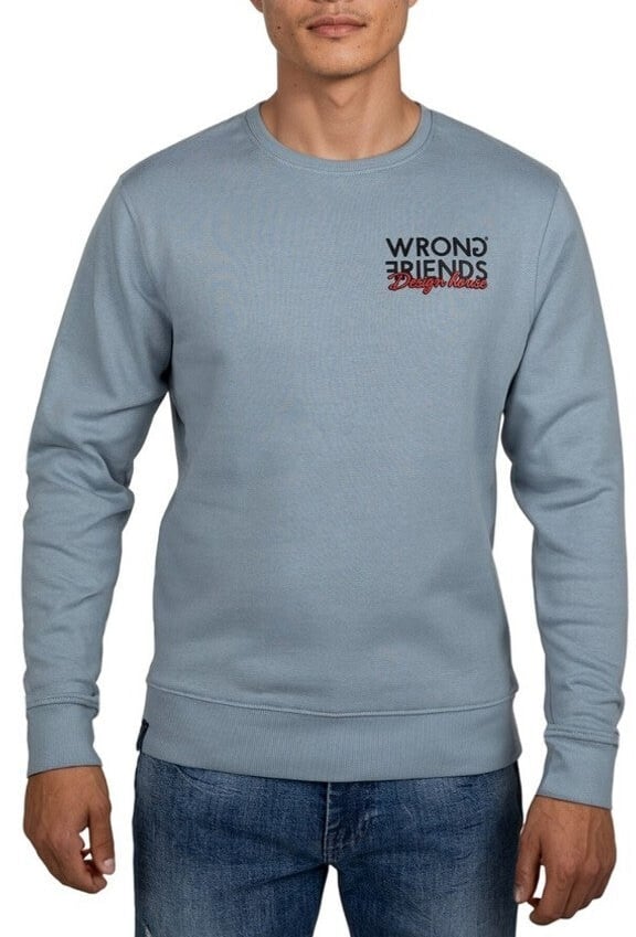 Wrong Friends Wrong Friends WF Design House Sweater Blauw