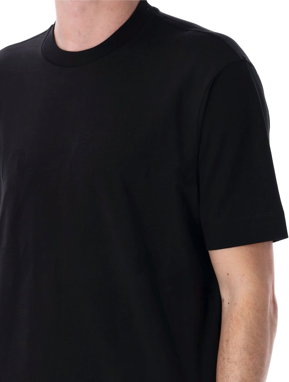 Emporio Armani T-Shirts And Polos Black Zwart